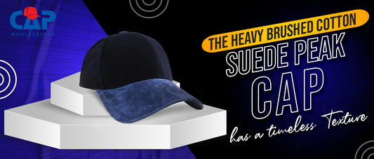 Grace-Collection-Cotton-Suede-Peak-Caps
