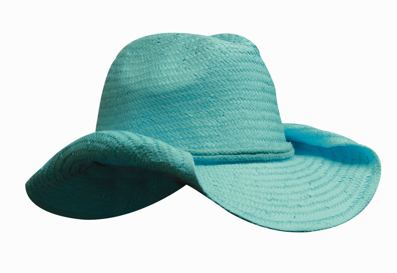 Headwear Ladies Cowboy Straw Cap (4283)-Clearance