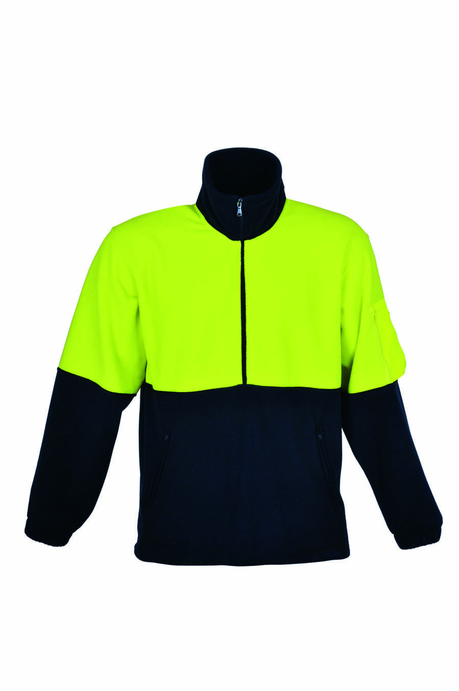 Bocini Hi-Vis Polar Fleece Jacket Half Zip-(SJ1240)