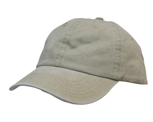 Headwear Enzyme Washed Pigment Dyed Cotton Twill Cap (3968)