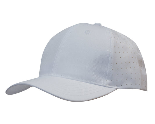 Headwear Breathable Poly Twill Cap With Circle Perforations (3975)