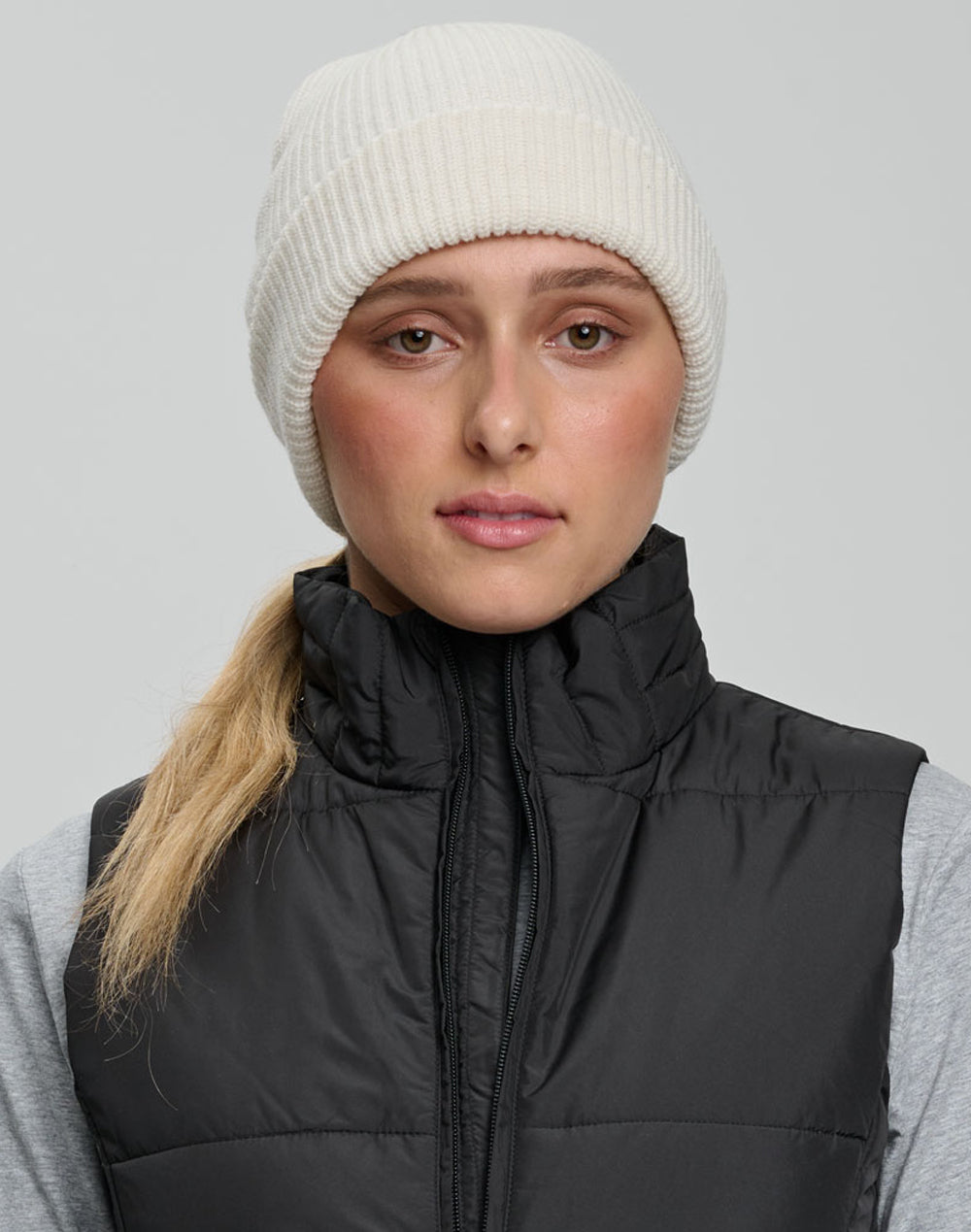 Winning Spirit Roll Up Cable Knit Snug Beanie (CH85)