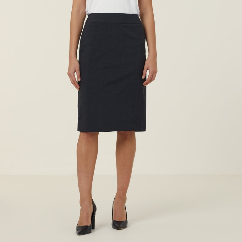 NNT Stretch Wool Blend Panel Pencil Skirt (CAT2MG)