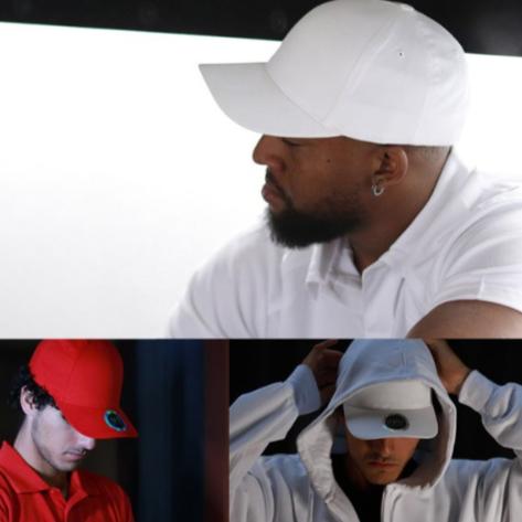 Grace Collection Seamless Front Panel Cotton Spandex Snapback (IV114)