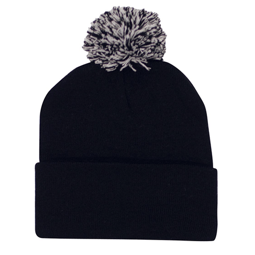 Headwear Acrylic Beanie with Pom Pom (4256)