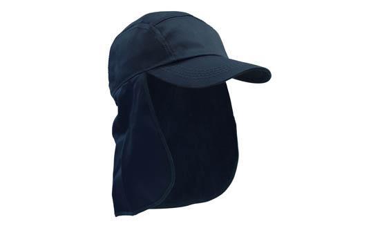 Headwear-Headwear Poly Cotton Legionnaire-Navy / Free Size-Uniform Wholesalers - 3