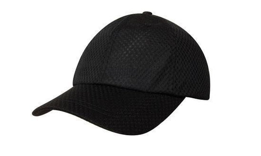 Headwear-Headwear Sports Mesh Cap-Black / Free Size-Uniform Wholesalers - 2