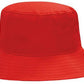 Headwear-Headwear Breathable Poly Twill Bucket Hat-Red / M-Uniform Wholesalers - 5