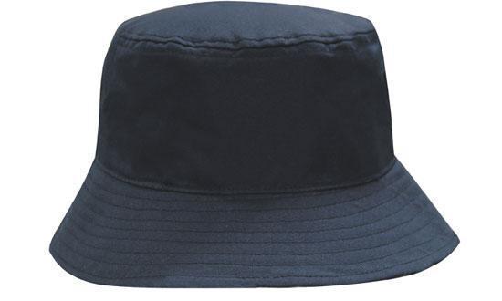 Headwear-Headwear Breathable Poly Twill Bucket Hat-Navy / M-Uniform Wholesalers - 4
