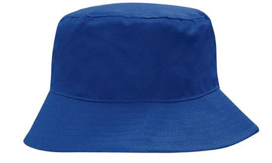 Headwear-Headwear Breathable Poly Twill Bucket Hat-Royal / M-Uniform Wholesalers - 6