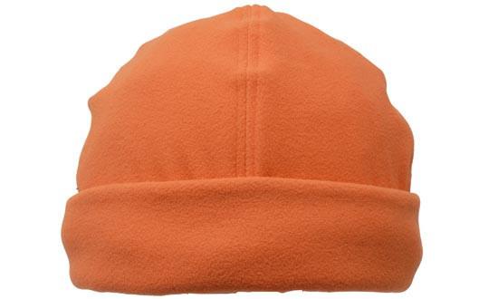 Headwear-Headwear Mirco Fleece Beanie - Toque Cap-Orange / Free Size-Uniform Wholesalers - 6