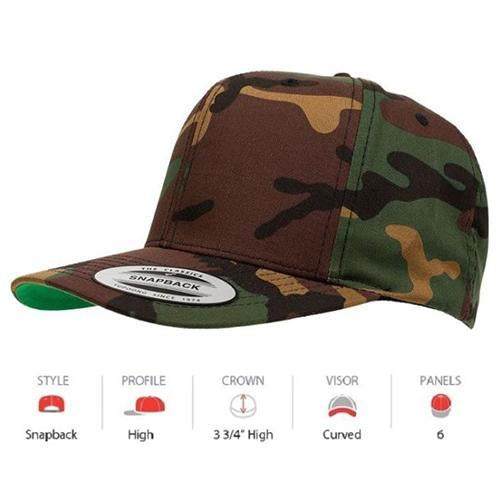 YUPOONG Camo Classic Snapback - (6689C) (CAMO)