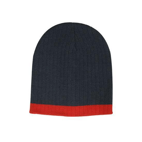 Headwear Two Tone Cable Knit Beanie - Toque (4195)