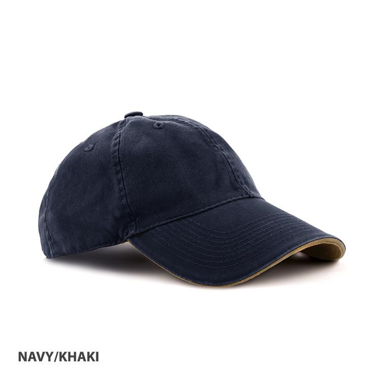 Grace Collection Enzyme Washed Cap with Sandwich-(AH129/HE129)