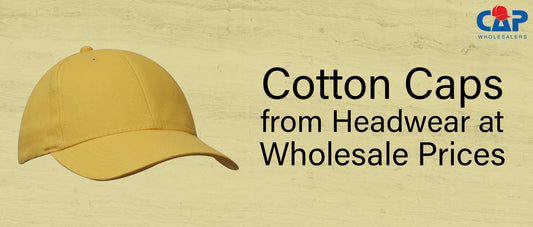 Cotton Caps from Headwear at Wholesale Prices