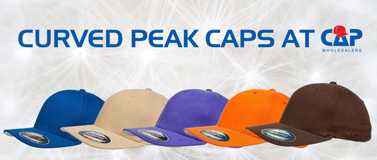 Curved Peak Caps at Cap Wholesalers