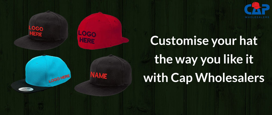 Customize your hat the way you like it with Cap Wholesalers