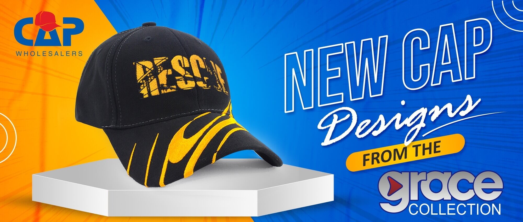 NEW CAP DESIGNS FROM THE GRACE COLLECTION – Cap Wholesalers