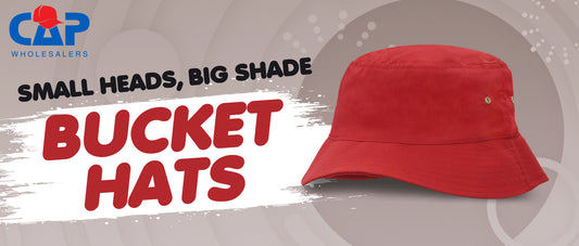 Headwear-Double-Pique-Mesh-Bucket-Hats