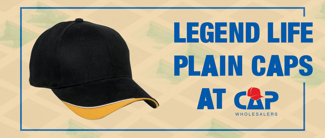 Legend Life Plain Caps at Cap Wholesalers