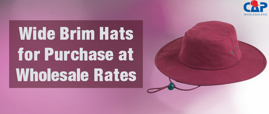 Wide Brim Hats for Purchase at Wholesale Rates