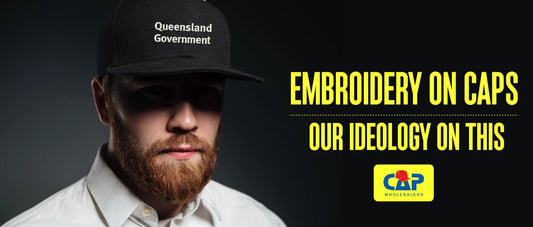 EMBROIDERY ON CAPS OUR IDEOLOGY ON THIS