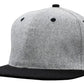 Headwear Grey Marle Flannel With Snap Back Pro Styling (4135)-Clearance