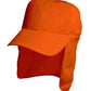 Headwear Luminescent Safety Cap With Flap (3023)