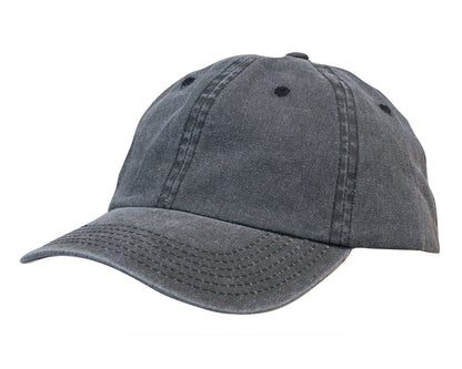 Headwear Enzyme Washed Pigment Dyed Cotton Twill Cap (3968)