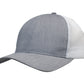 Headwear Light Brushed Poly Cotton Marle Cap With Honeycomb Mesh Back (3971)