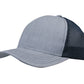 Headwear Light Brushed Poly Cotton Marle Cap With Honeycomb Mesh Back (3971)