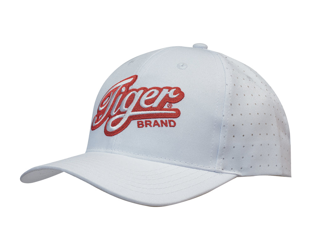 Headwear Breathable Poly Twill Cap With Circle Perforations (3975)