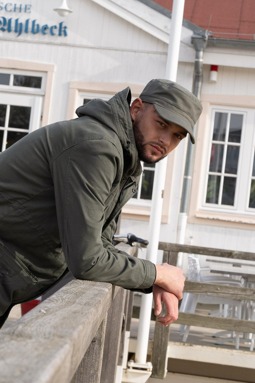 Headwear-Sports-Twill-Military-Cap