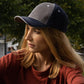Headwear Brushed Heavy Cotton Two Tone Cap With Contrasting Stitching And Open Lip Sandwich (4053)