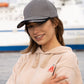 Headwear Brushed Heavy Cotton With Peak Trim Embroidered (4072)