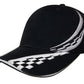 Headwear-Headwear Brushed Heavy Cotton with Swirling Checks & Sandwich Cap--Uniform Wholesalers - 2