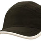 Headwear-Headwear Microfibre Sports Cap with Trim on Edge of Crown & Peak Cap--Uniform Wholesalers - 2