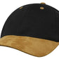 Headwear Brushed Heavy Cotton With Suede Peak Cap (4200)