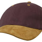 Headwear Brushed Heavy Cotton With Suede Peak Cap (4200)