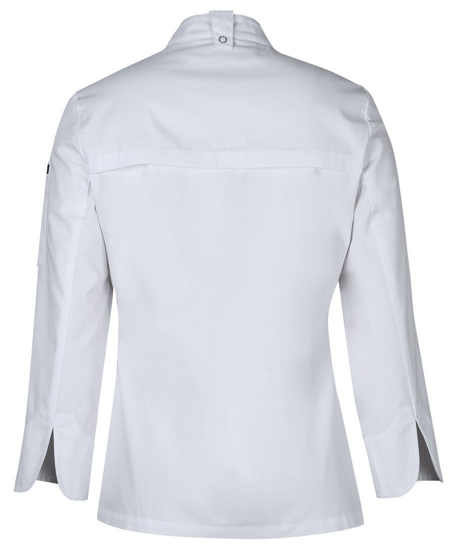 JB'S Ladies L/S Snap Button Chef Jacket (5CJL1)