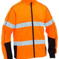 Bisley Men's Taped Hi Vis Zip Front Fleece (BK6611T)