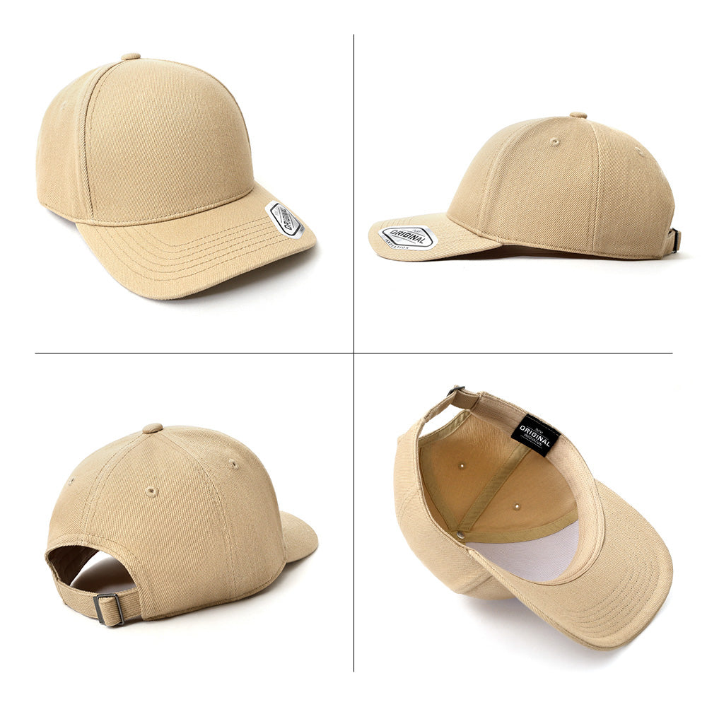 Grace Collection Seamless Front Premium Heavy Cotton Cap (OG221)
