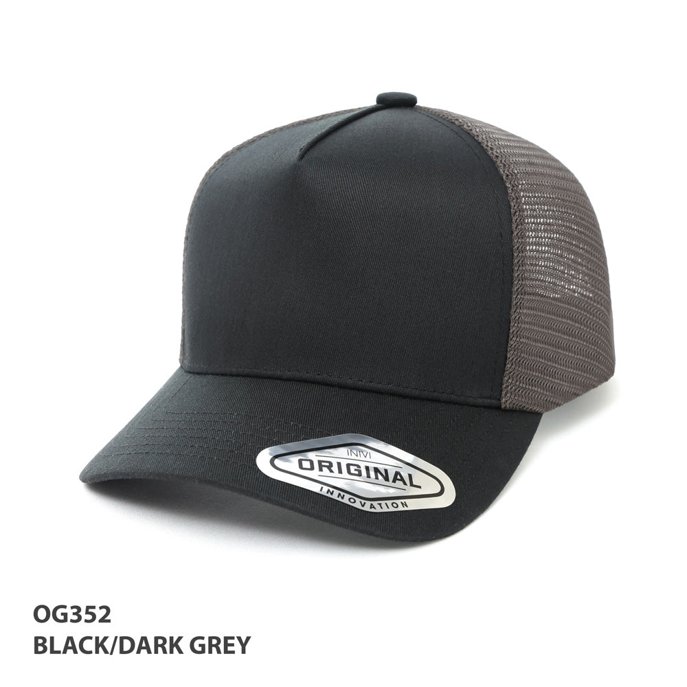 Grace Collection A-Frame Seamless Mesh Cap (OG352)
