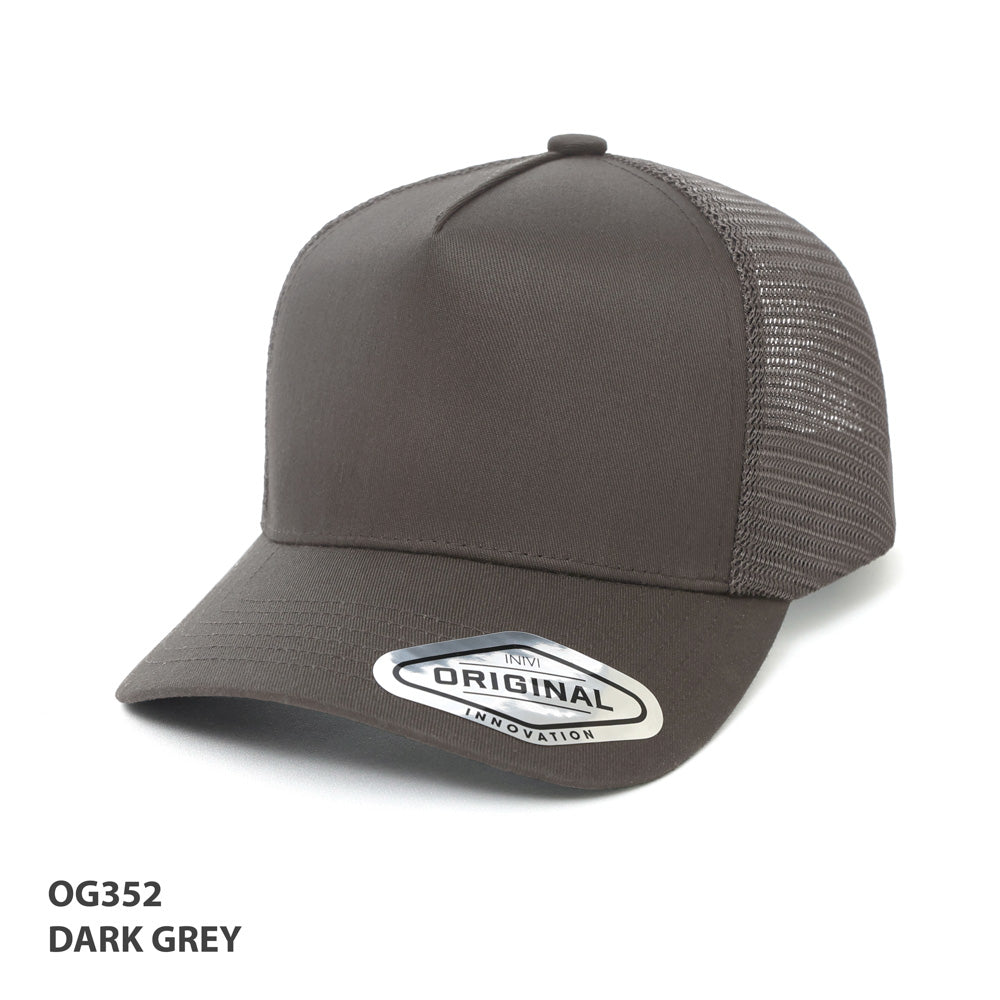 Grace Collection A-Frame Seamless Mesh Cap (OG352)
