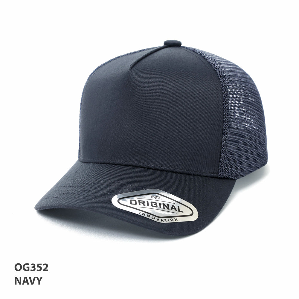 Grace Collection A-Frame Seamless Mesh Cap (OG352)