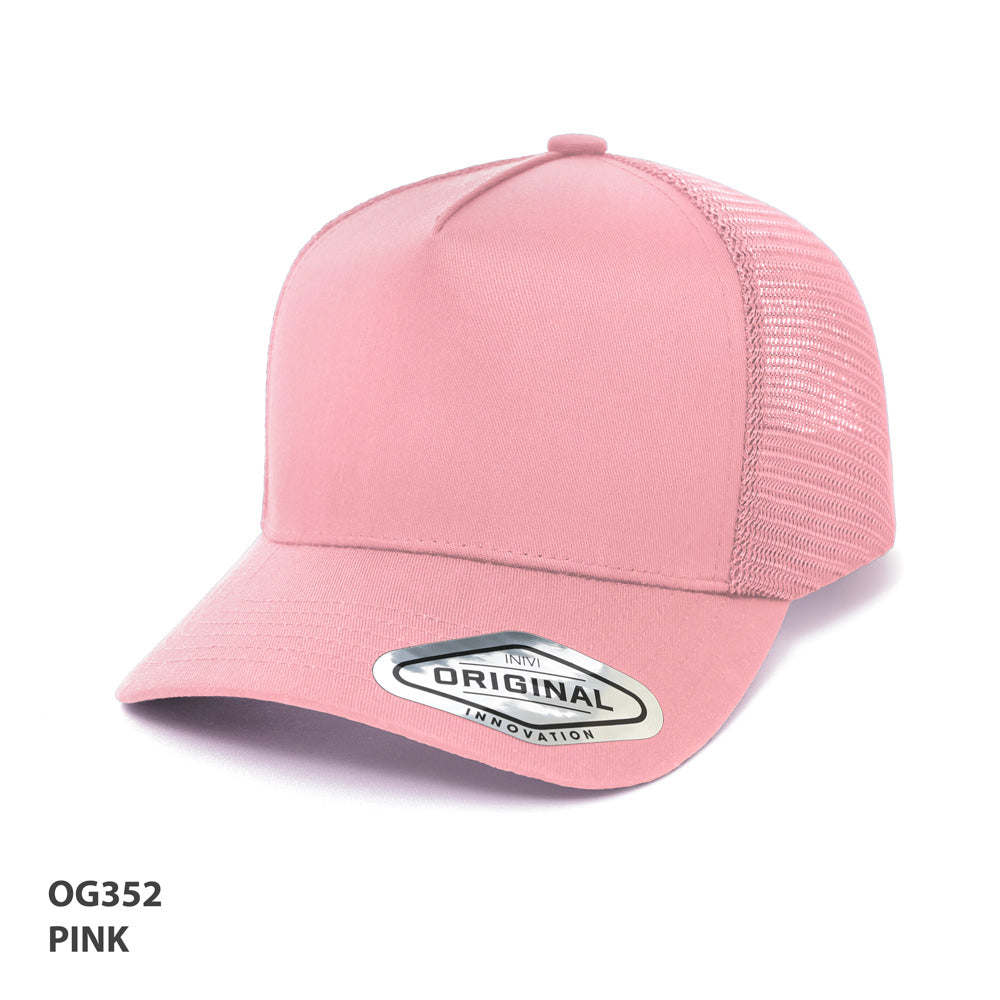 Grace Collection A-Frame Seamless Mesh Cap (OG352)