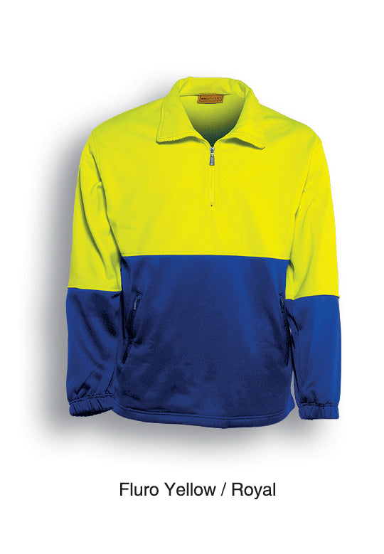Bocini Hi-Vis Half zip Fleece-(SJ0411)