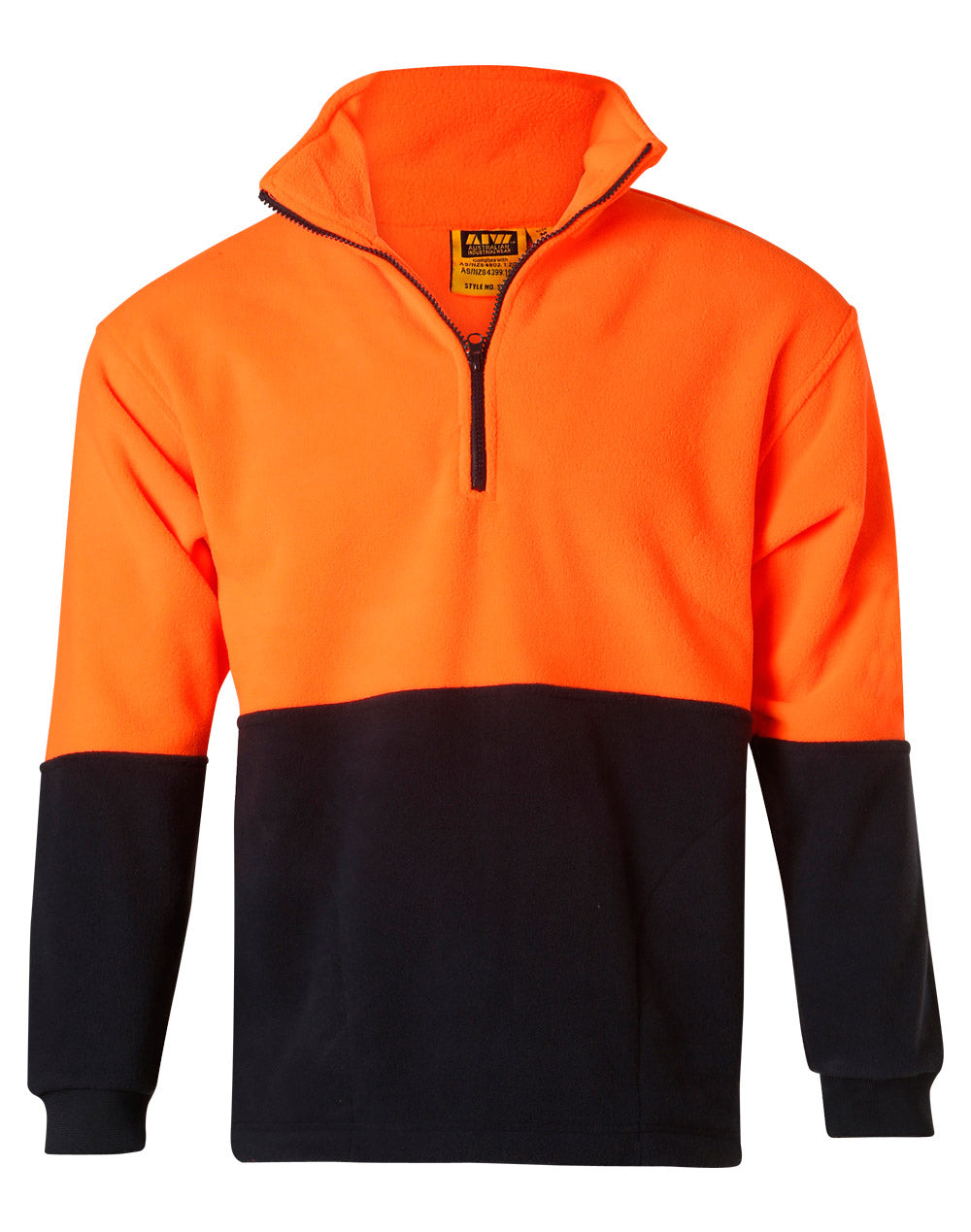 Winning Spirit Hi-Vis Polar Fleece Half Zip Pullover (SW07)