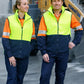Winning Spirit Hi-Vis 2 Tone Zip Front Safety Vest (SW08)