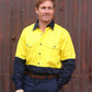 Winning Spirit High Visibility Long Sleeve Work Shirts (SW54)